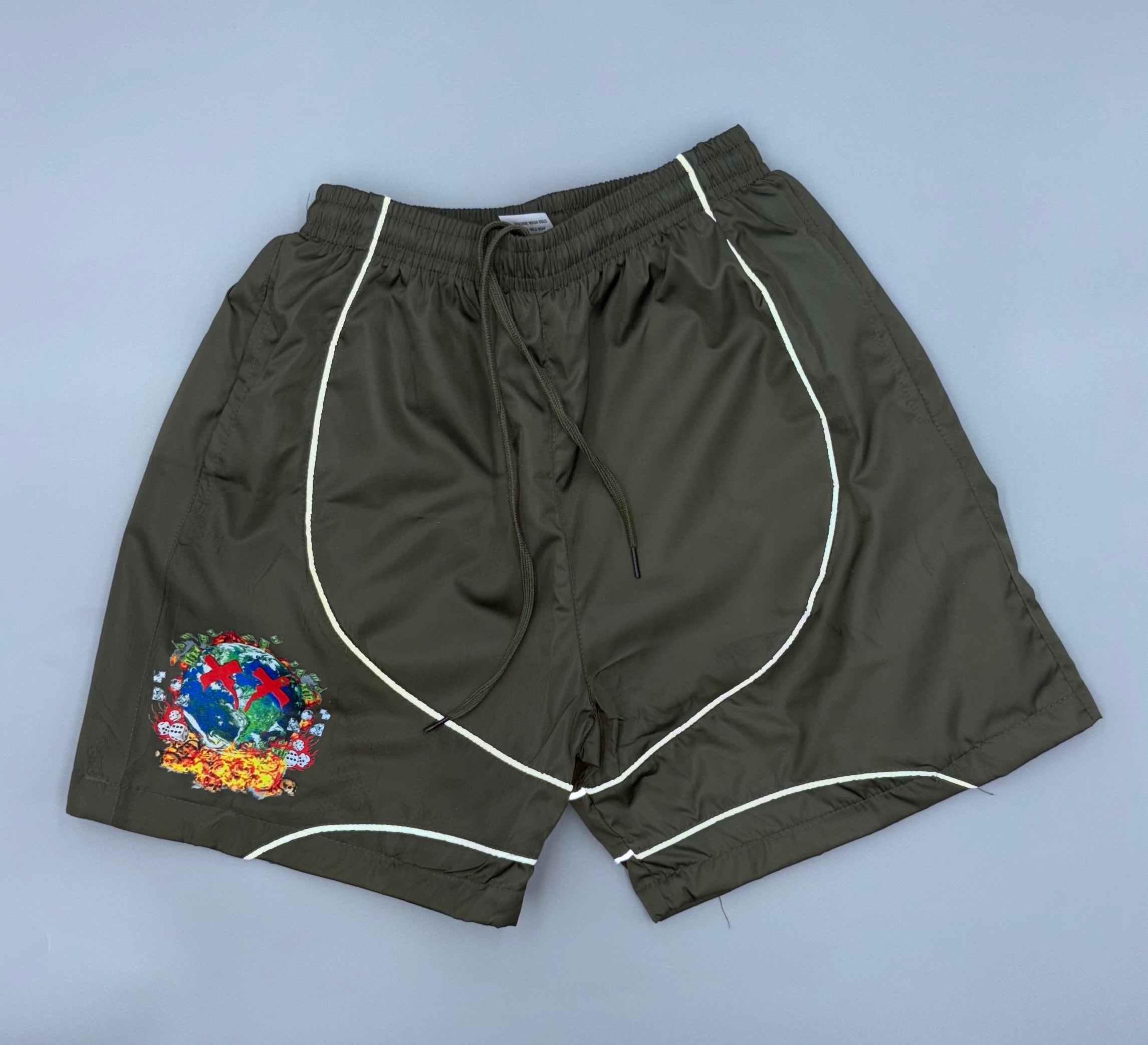 Reflected Windbreaker Set (Olive)