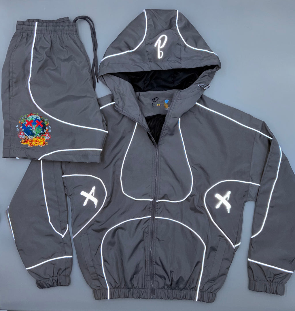Reflected Windbreaker Set (Grey)
